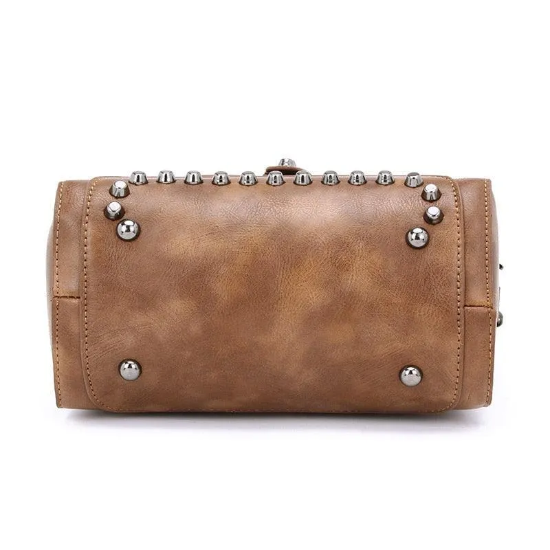 Pinned Leather Handbags