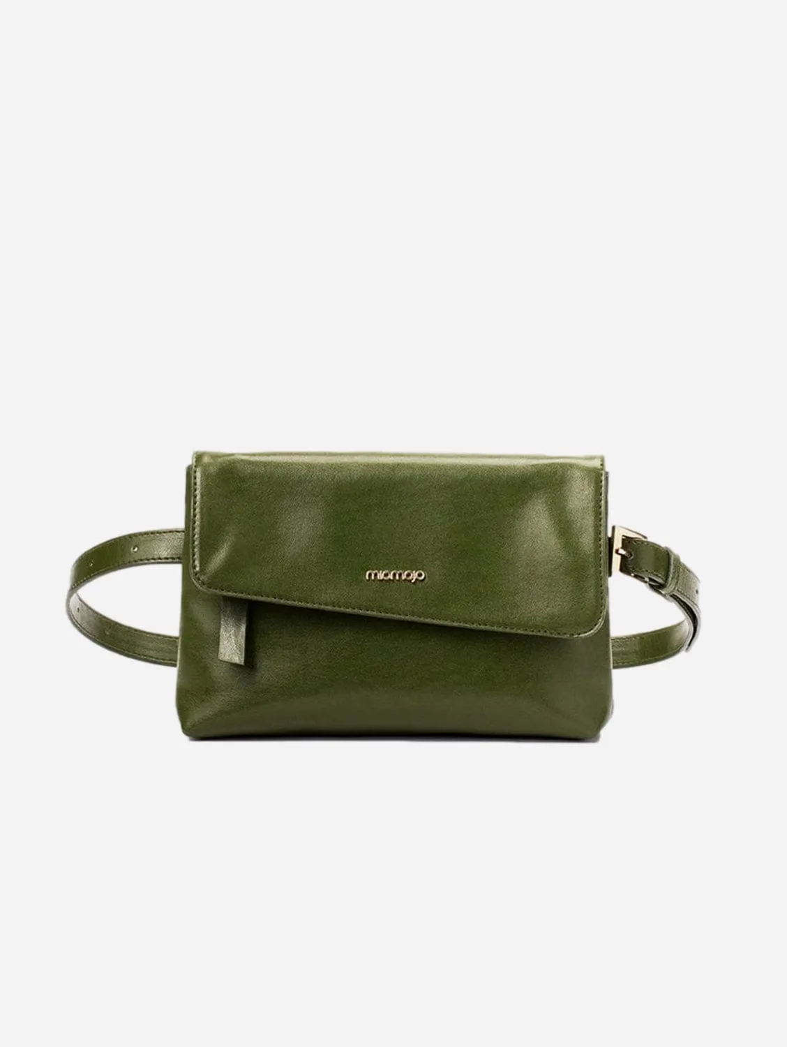 Rebecca Cactus Leather Vegan Belt Bag | Green