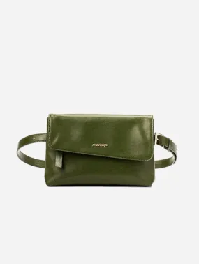 Rebecca Cactus Leather Vegan Belt Bag | Green