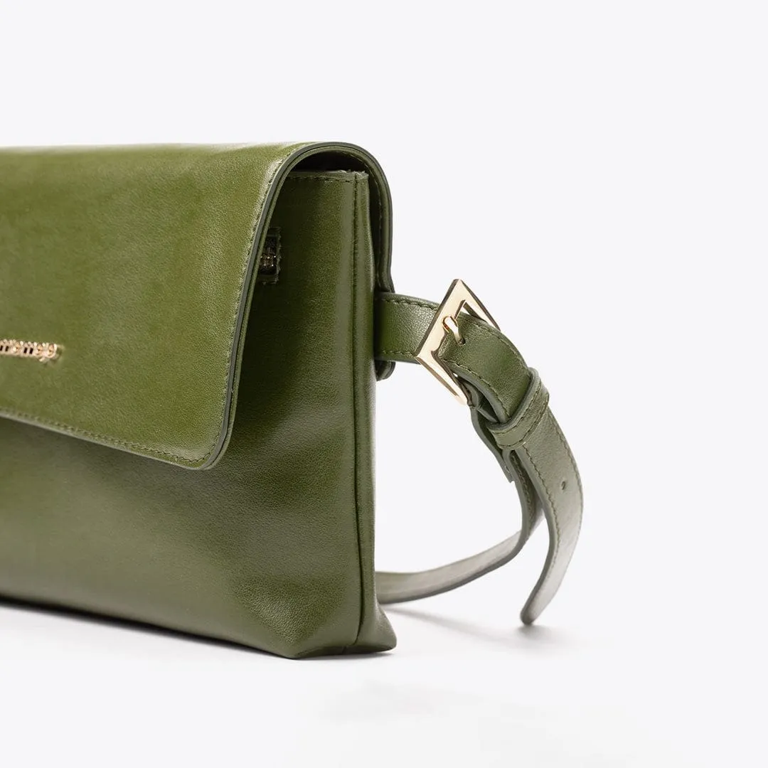 Rebecca Cactus Leather Vegan Belt Bag | Green