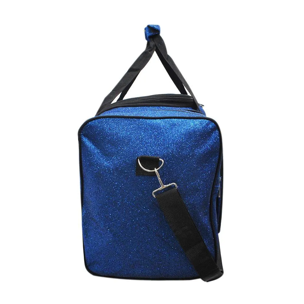 Royal Blue Glitter NGIL Canvas 20 Duffle Bag