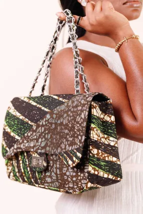 SHILO African Print Midsize Bag