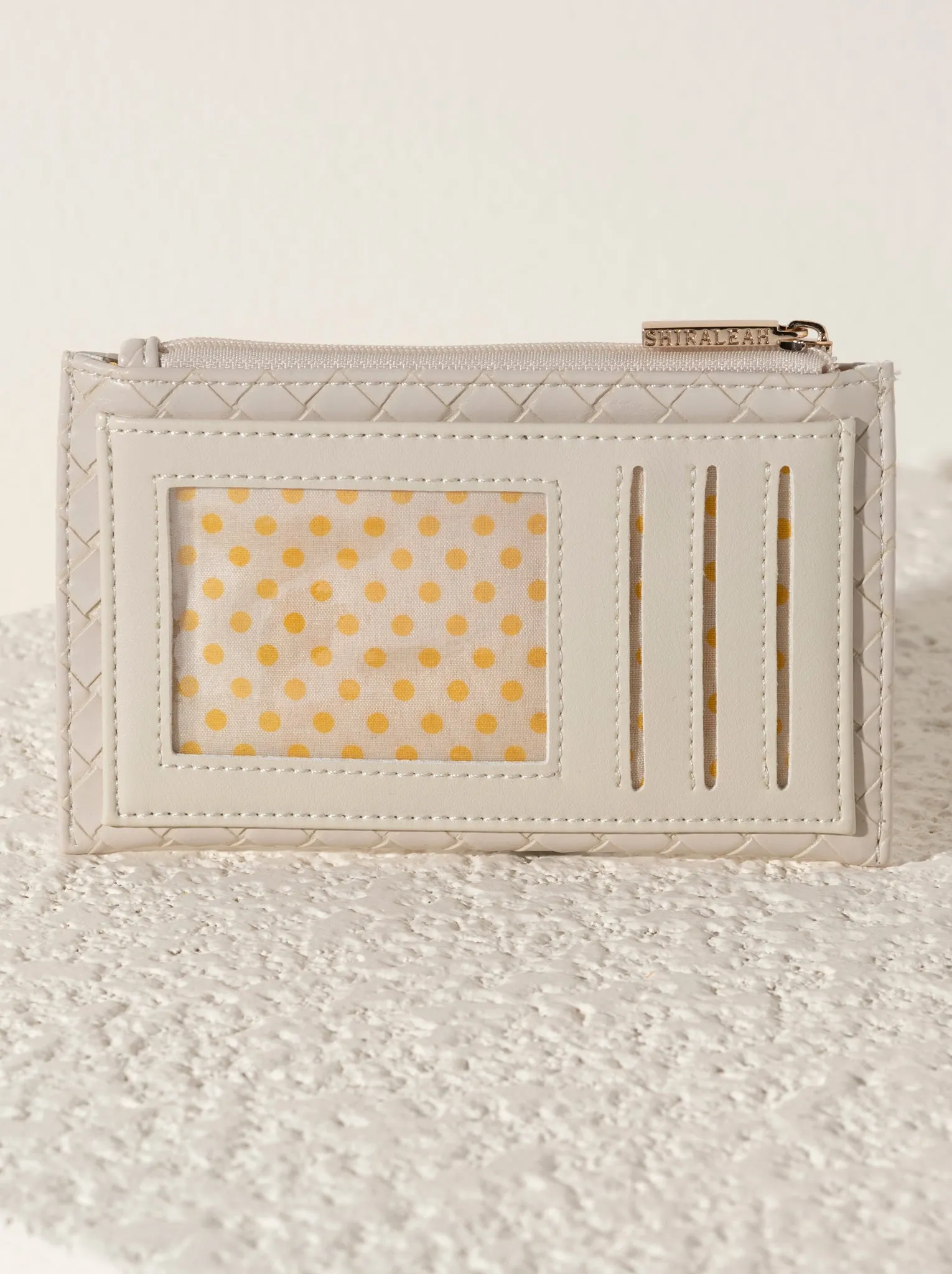 Shiraleah Frankie Card Case, Ivory