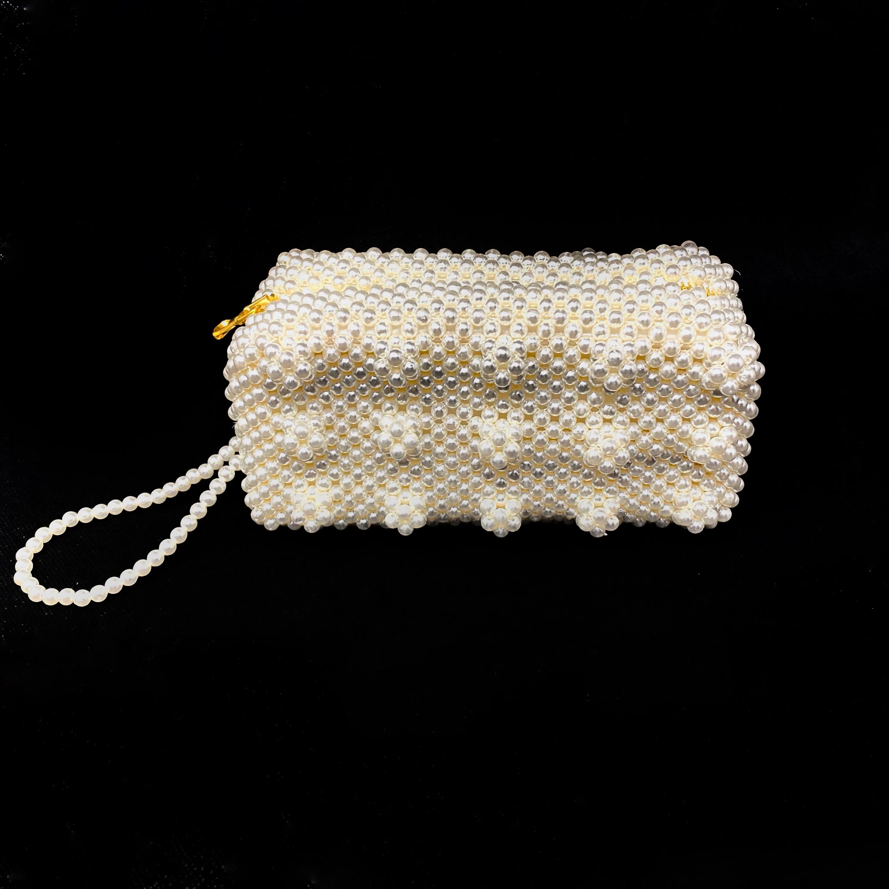 SHRIMPS Molly Faux Pearl Mini Bag Clutch