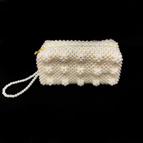 SHRIMPS Molly Faux Pearl Mini Bag Clutch