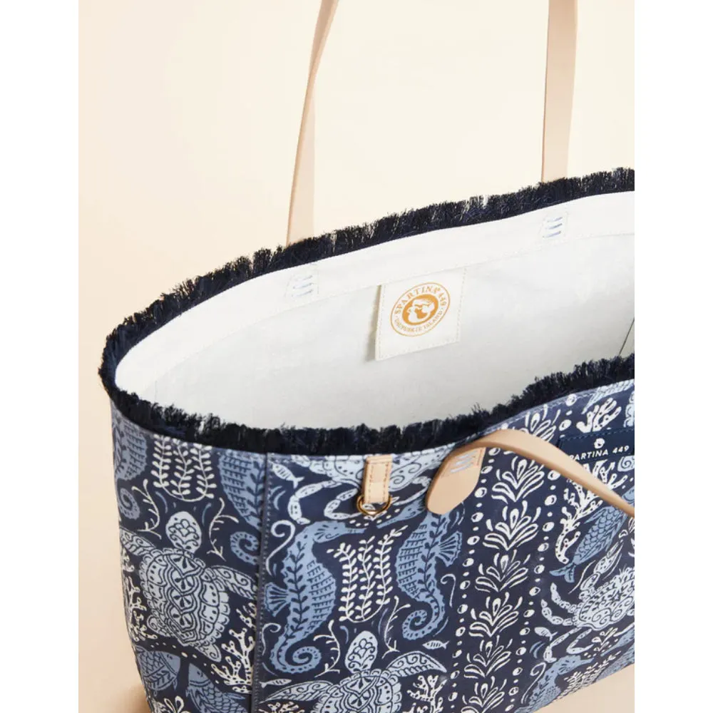 Spartina Beach Tote- Hamilton Sea Life