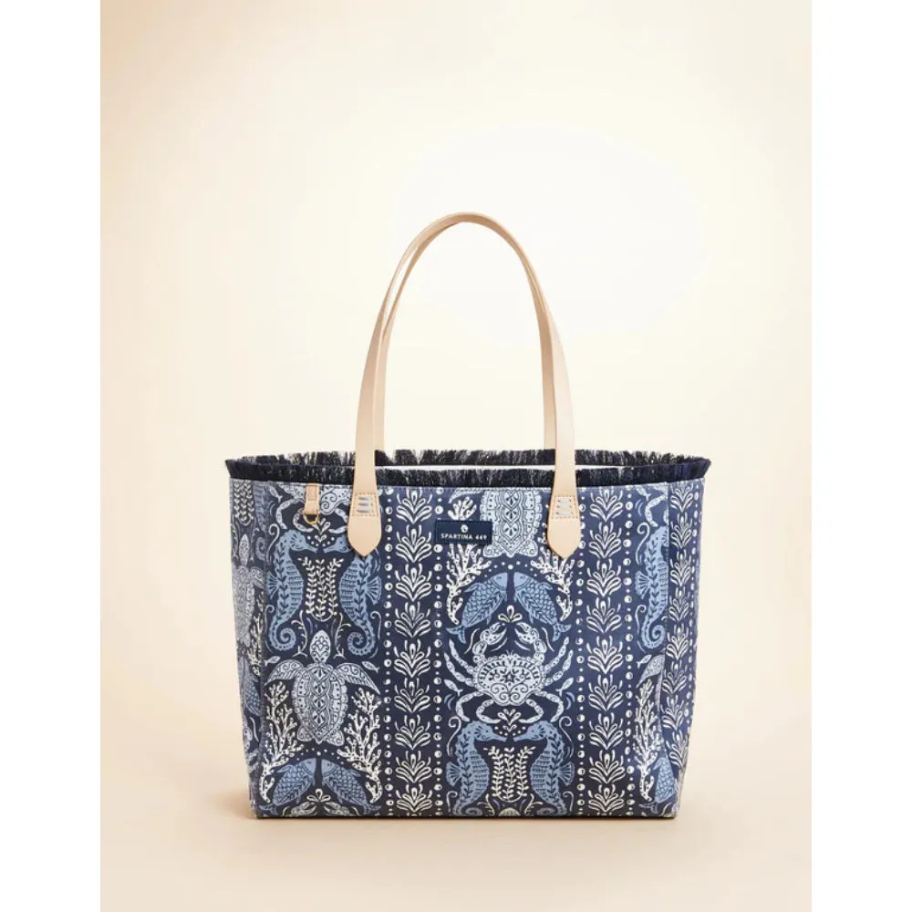 Spartina Beach Tote- Hamilton Sea Life