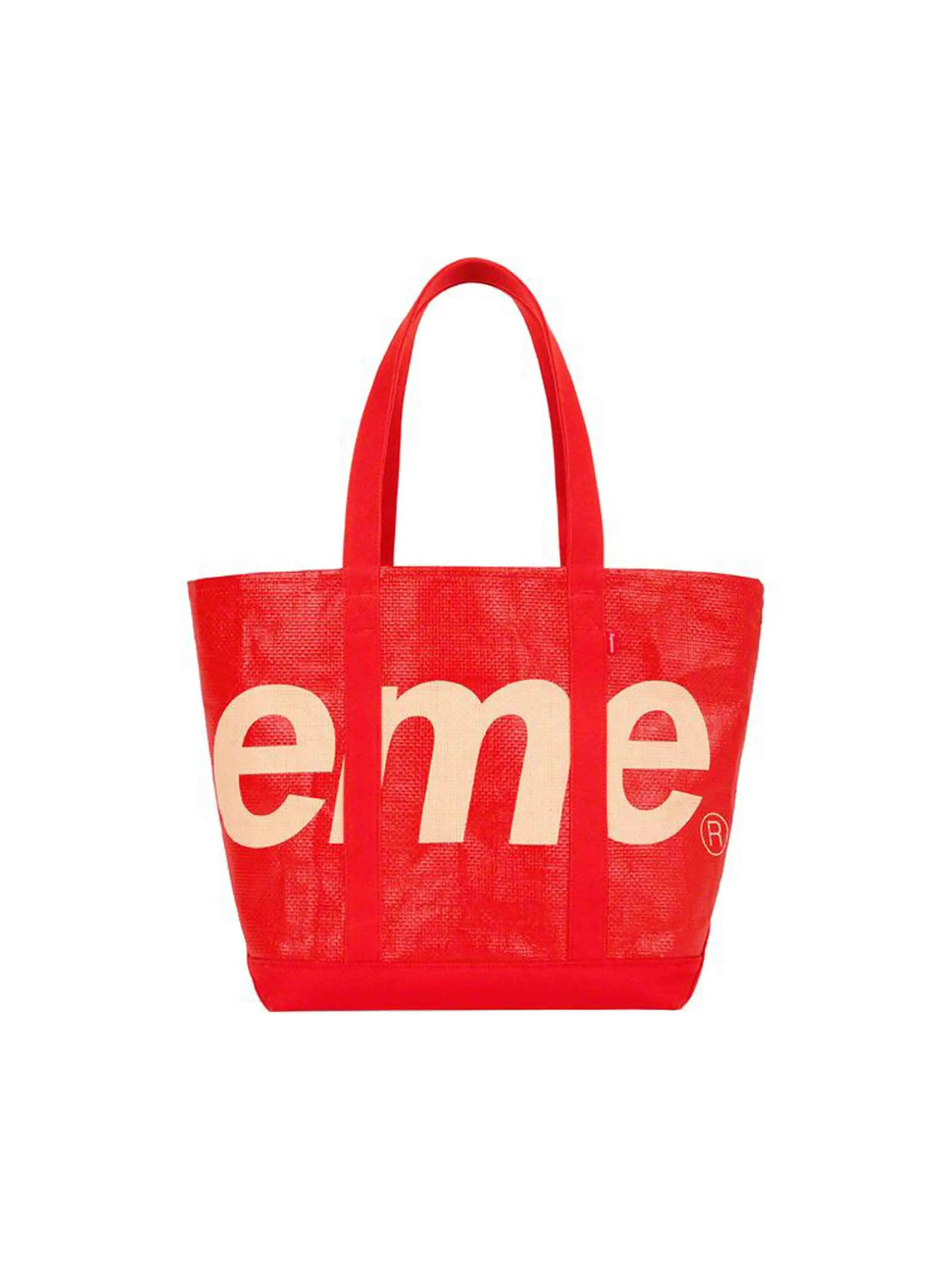 Supreme Raffia Tote Bag Red [SS20]