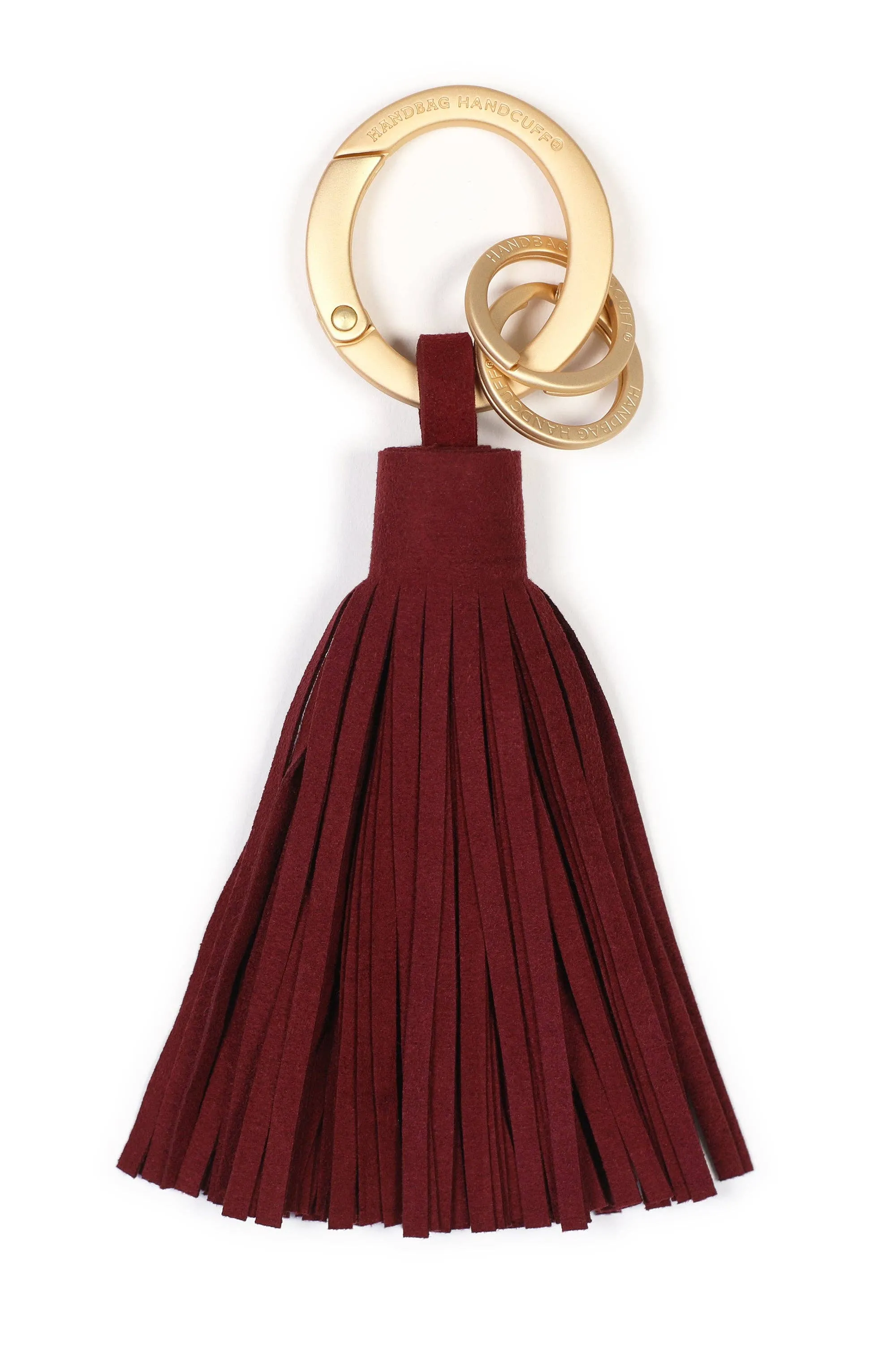 Tassel Key Chain - Wine