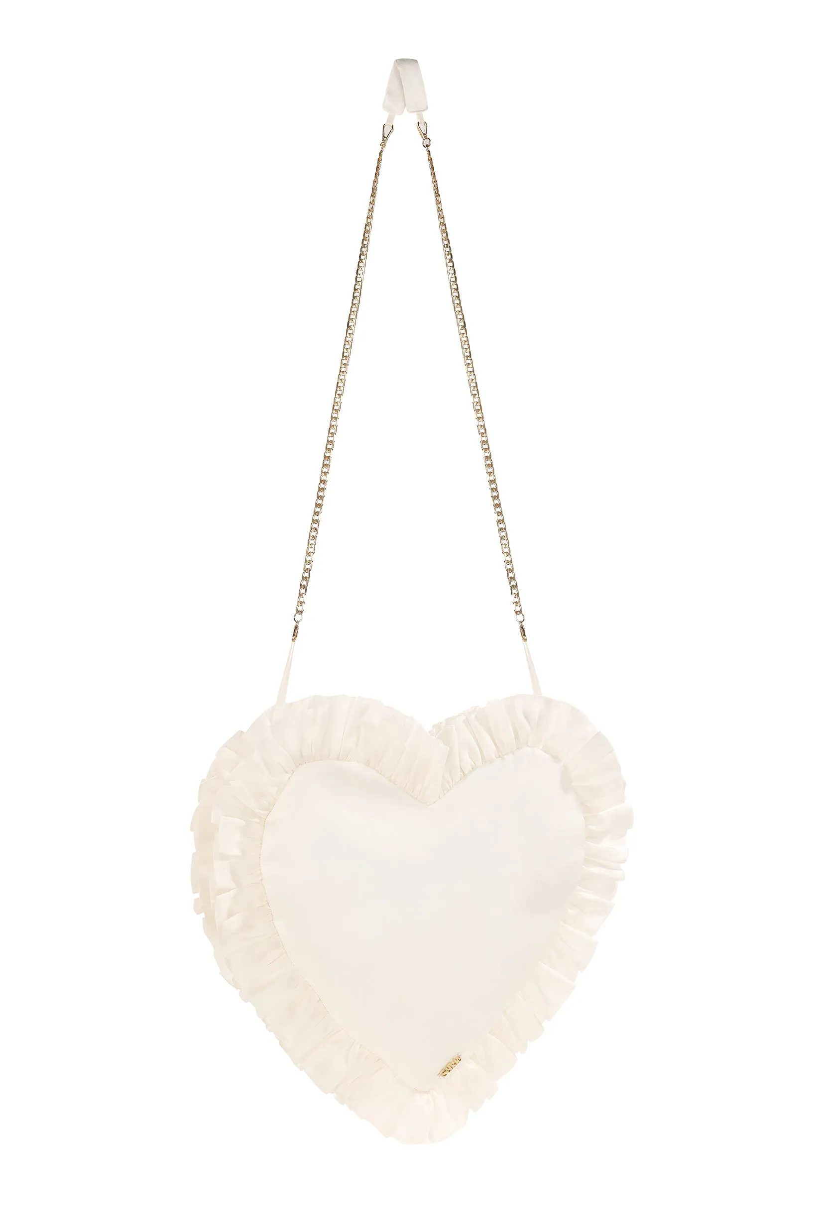 The Ivory Pillow Heart Purse