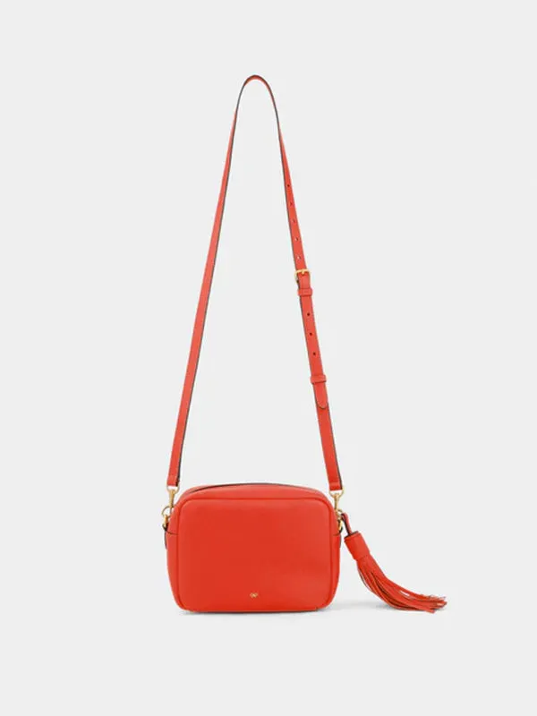 The Neeson Cross Body in Flame Red