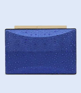 WB1685-BLUE-Women Snazzy Clutch