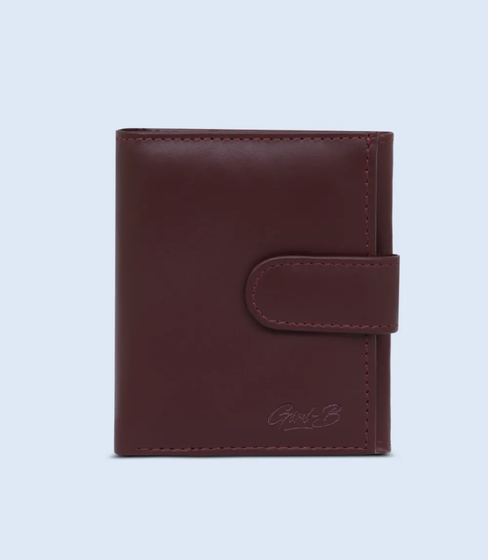 WB2226-MAROON-Women Wallet