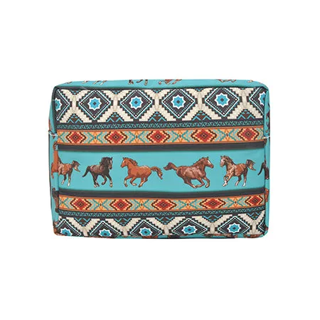 Western Bronco NGIL Large Cosmetic Travel Pouch