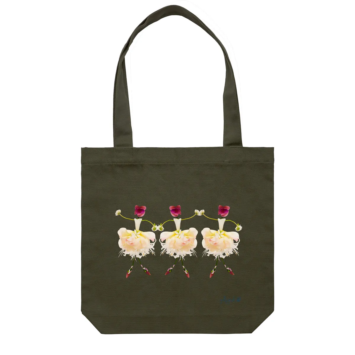 White Ballerinas Tote Bag