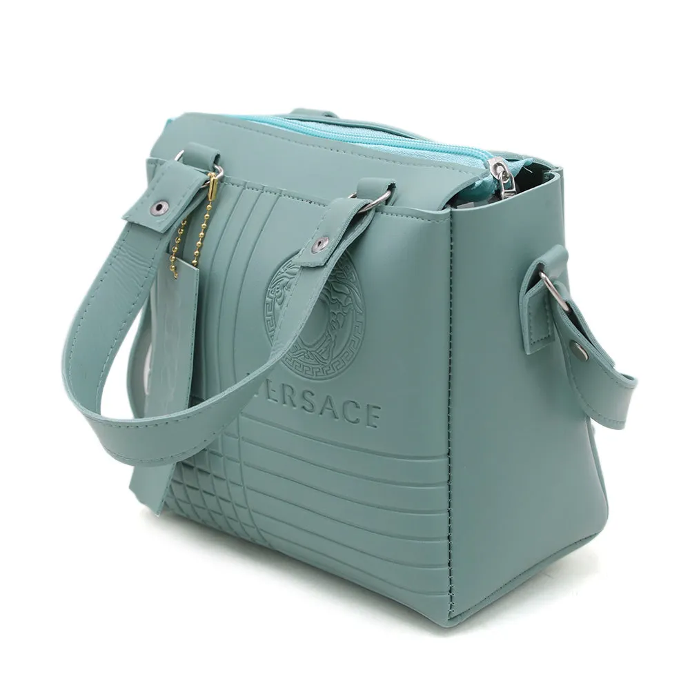 Women's Shoulder Bag - Cyan