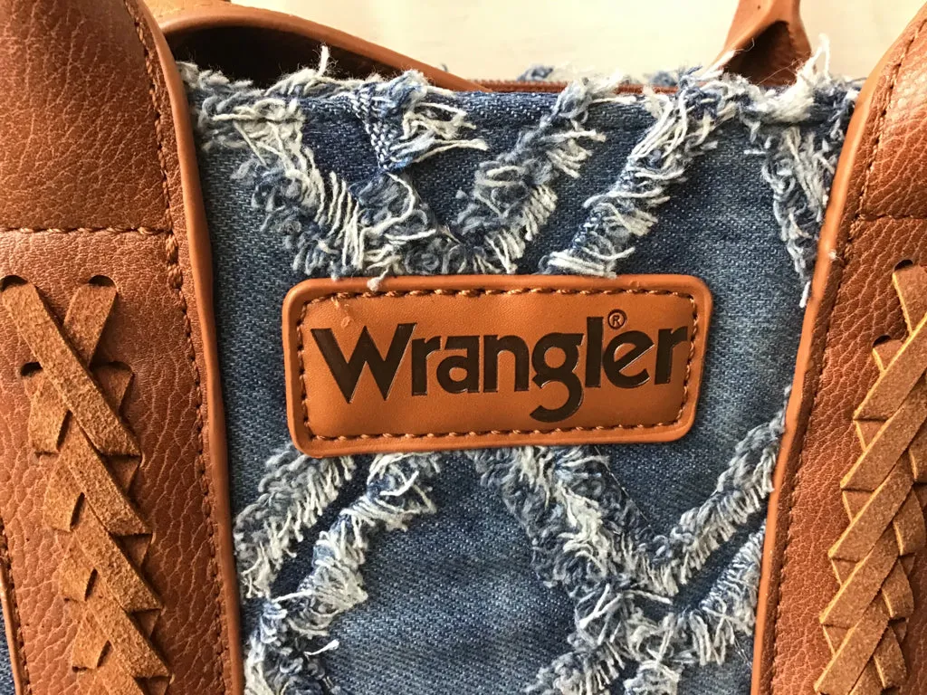 Wrangler Denim Tote Crossbody Purse