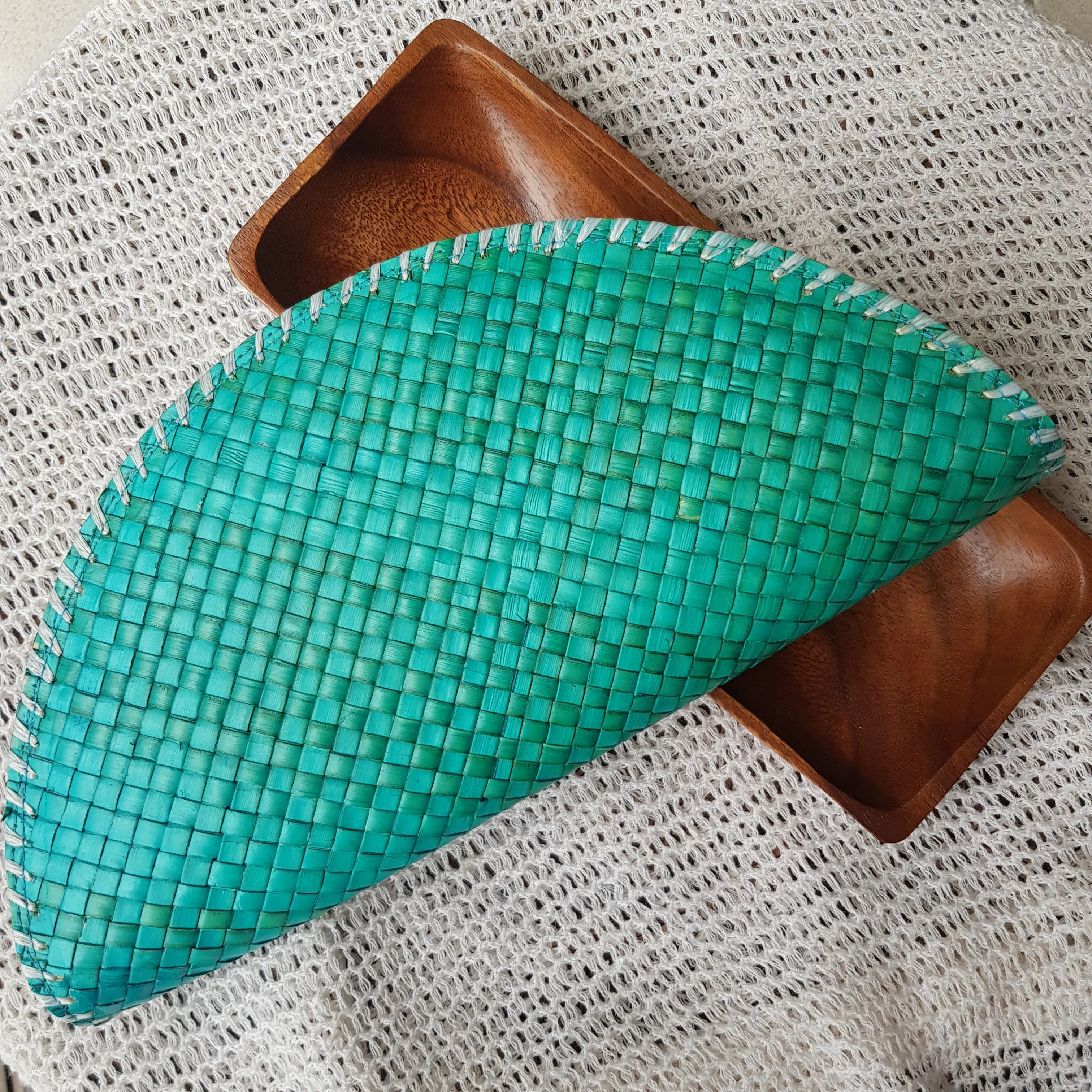 XL Empanada Clutch (Turquoise)